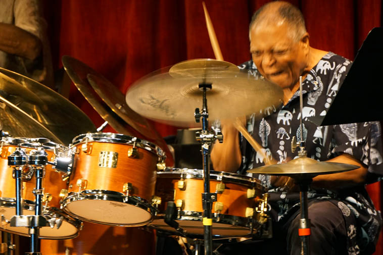 Billy Hart with The Cookers ---- June 14, 2o19 – Outpost Performance Space – photo by Mark Weber